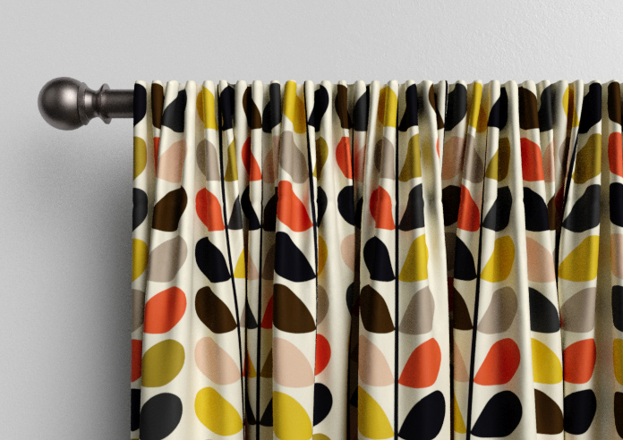Orla Kiely Multi Stem, Tomato - Made to Measure Curtains - Image 9